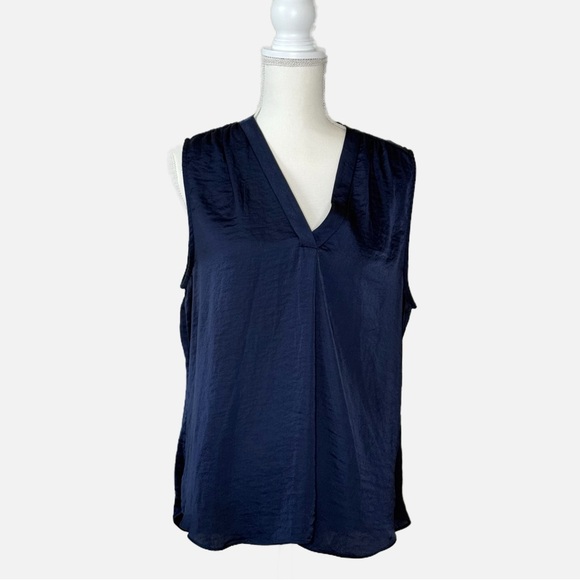 Vince Camuto Tops - Vince Camuto Blue Sleeveless Blouse
